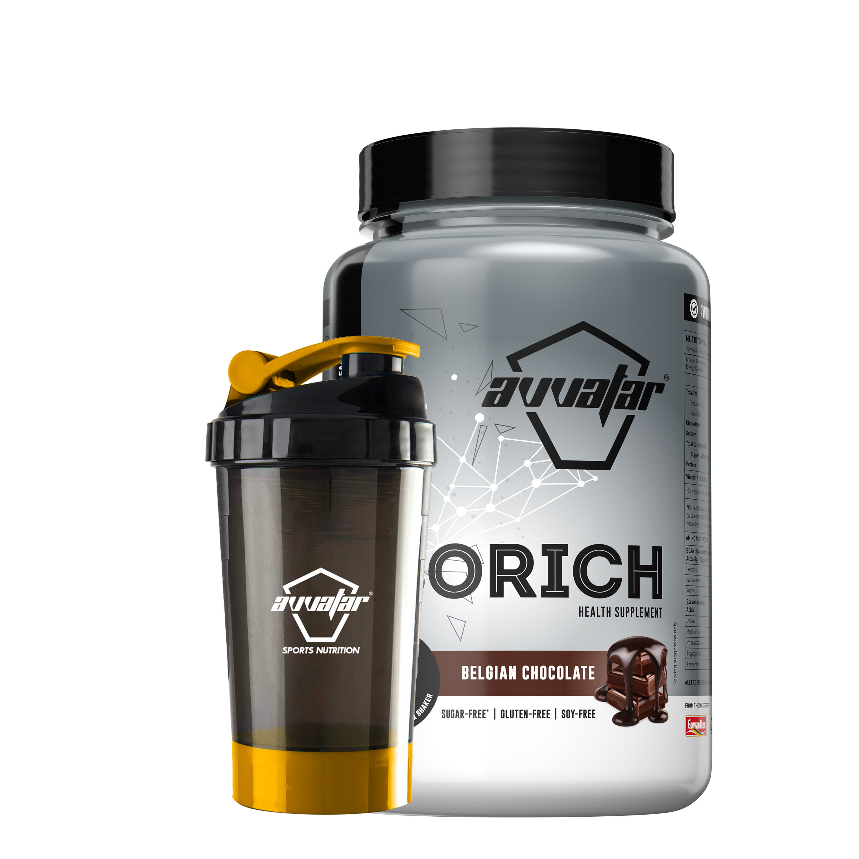 Experience the bliss of Belgian Chocolate with isorich protein. Fuel your body with 1 kg of goodness. Shop and boost your fitness journey now!